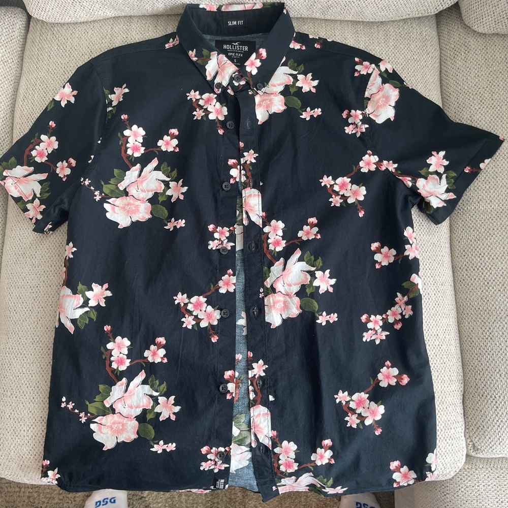 Hollister Epic Flex Slim Fit button down
